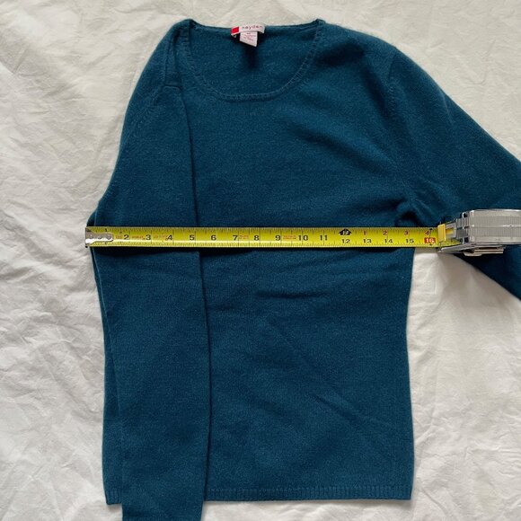 Blue cashmere sweater - hayden - women's medium - Picture 2 of 4